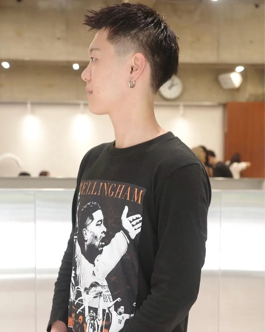 ショート メンズ カット (𝐡)𝐰𝐢𝐦 Nagiのヘアスタイル