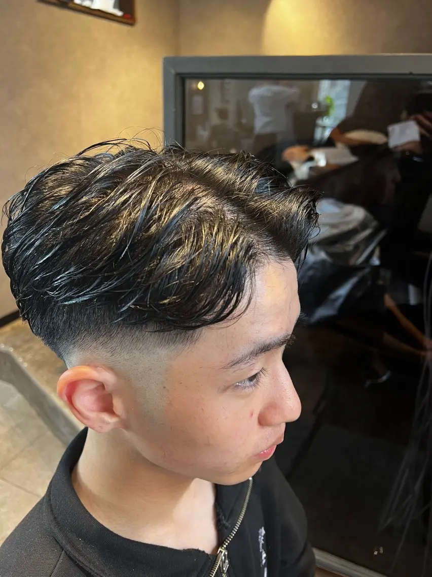 ショート カット 毛流れ•波巻きパーマ 特化🔥🌊瀬川竜生のヘアスタイル