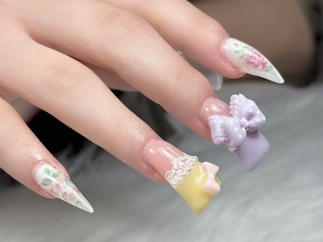 ネイル フレンチネイル ジェルネイル 韓国ネイル マグネットネイル ニュアンスネイル ハンドネイル Sully Nail Labのネイルデザイン