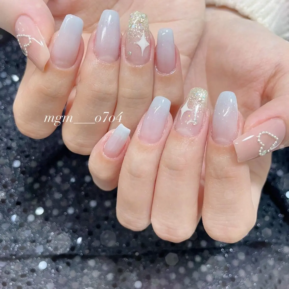 ネイル ハンドネイル ハンドケア MoON...❤︎ MeGuのネイルデザイン