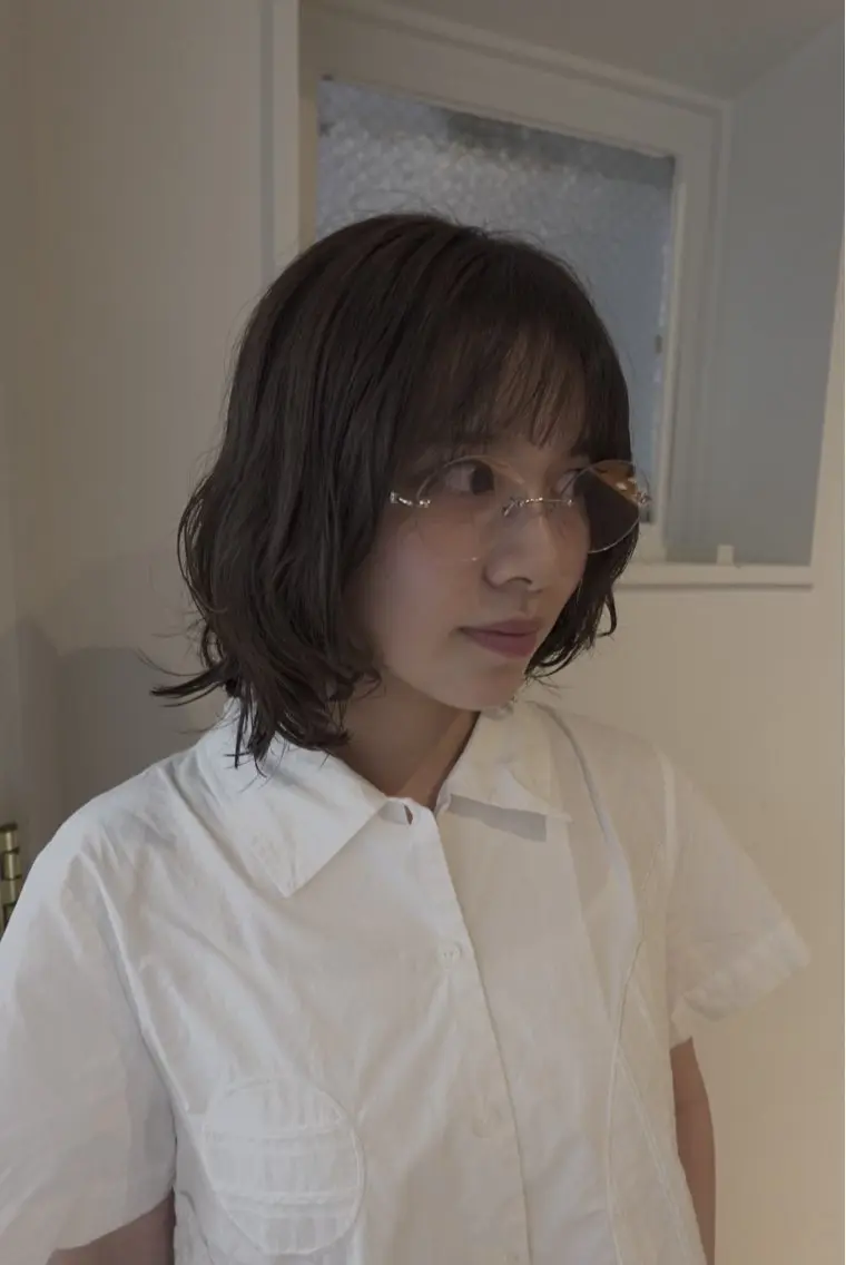 ショート パーマ カット パーマ 福島kico ナカウチのヘアスタイル