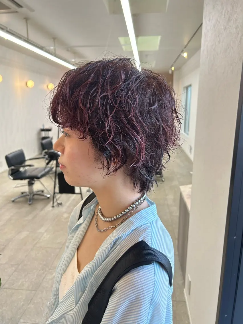 ショート カラー ヘアカラー トリートメント suehiro yunaのヘアスタイル