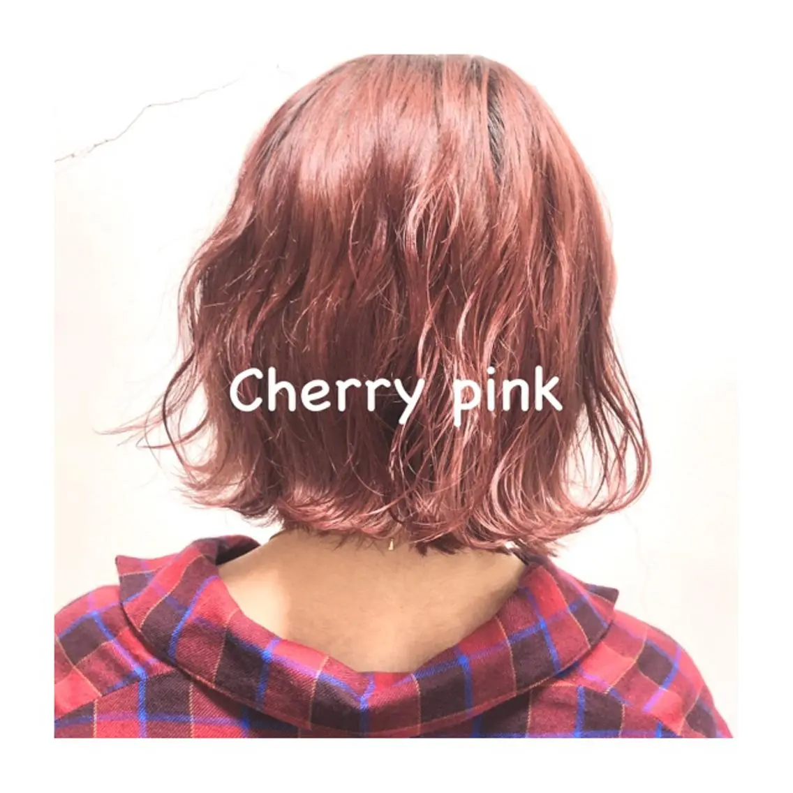 ミディアム カラー パーマ ヘアアレンジ ゆさこのか ダブルカラー／縮毛のヘアスタイル