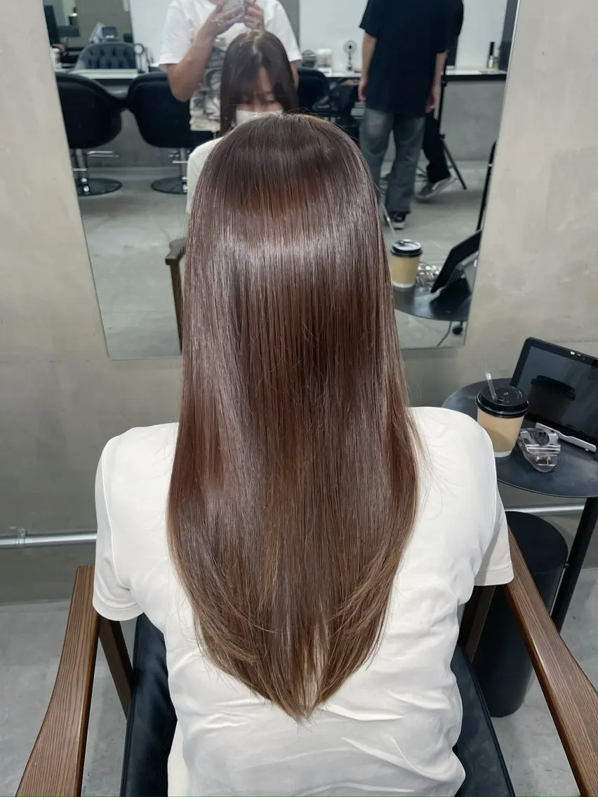 ミディアム ヘアカラー トリートメント yuki ユキのヘアスタイル