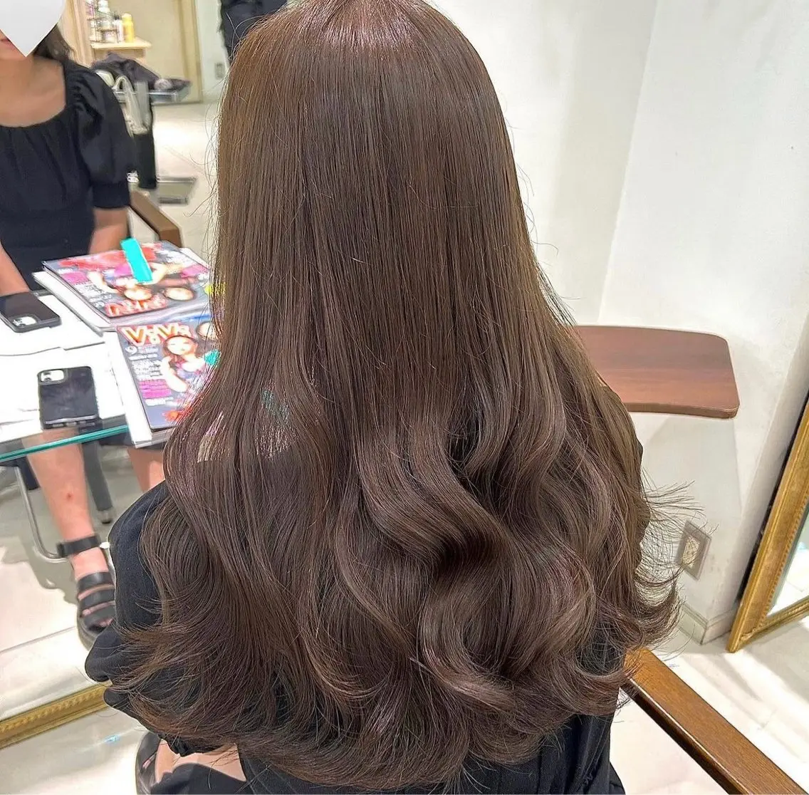 ロング カラー ヘアアレンジ 透明感カラー 髪質改善 透明感カラー ai🫧🪞のヘアスタイル