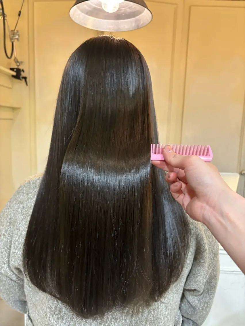 セミロング ヘアカラー トリートメント 《ro-ro》 みゆのヘアスタイル