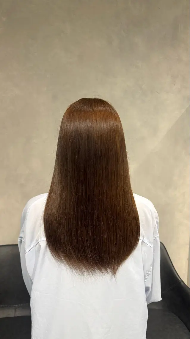 カラー ベージュカラー ブリーチ 透明感カラー ブリーチなしカラー ヘアカラー トリートメント 井野 彩加のヘアスタイル