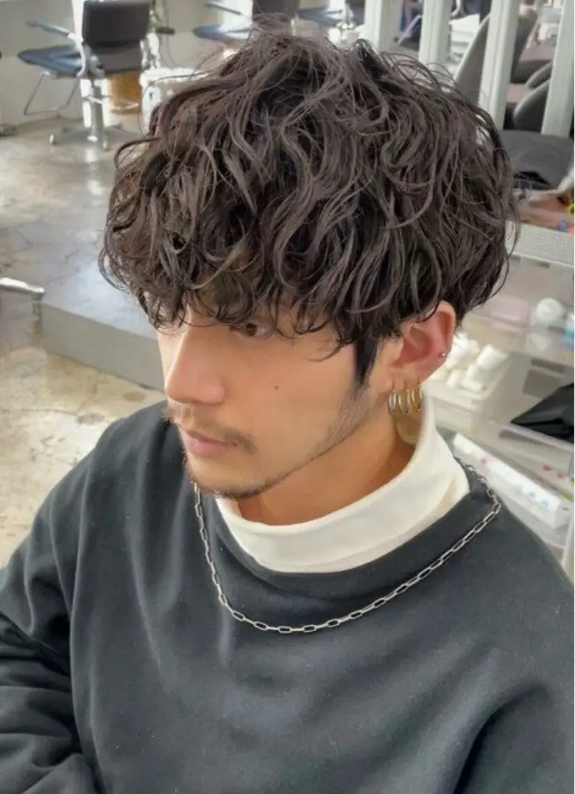 メンズカット➕パーマの写真
