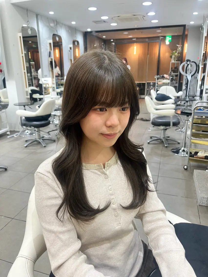 ロング カラー ボブ/透明感カラー ✂️ツムギ♡のヘアスタイル