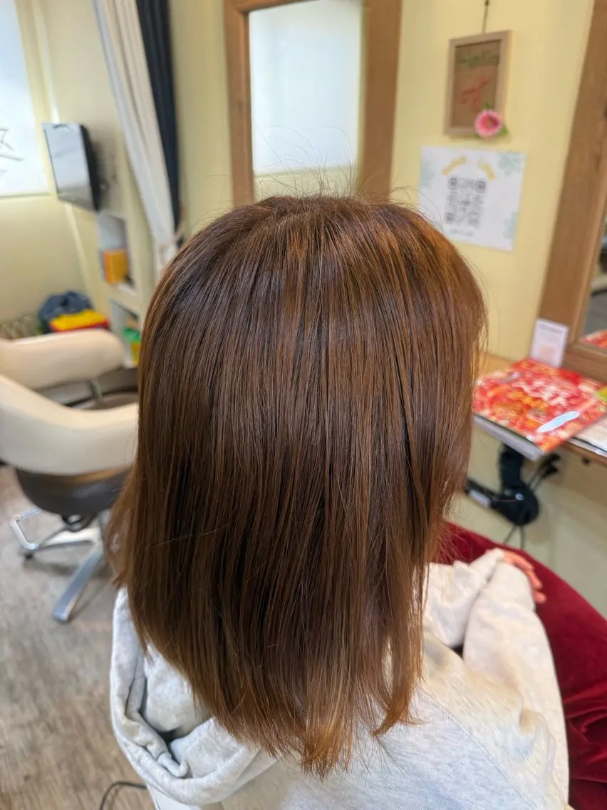 カラー ヘアカラー トリートメント ヘッドスパ 神戸 七彩のヘアスタイル