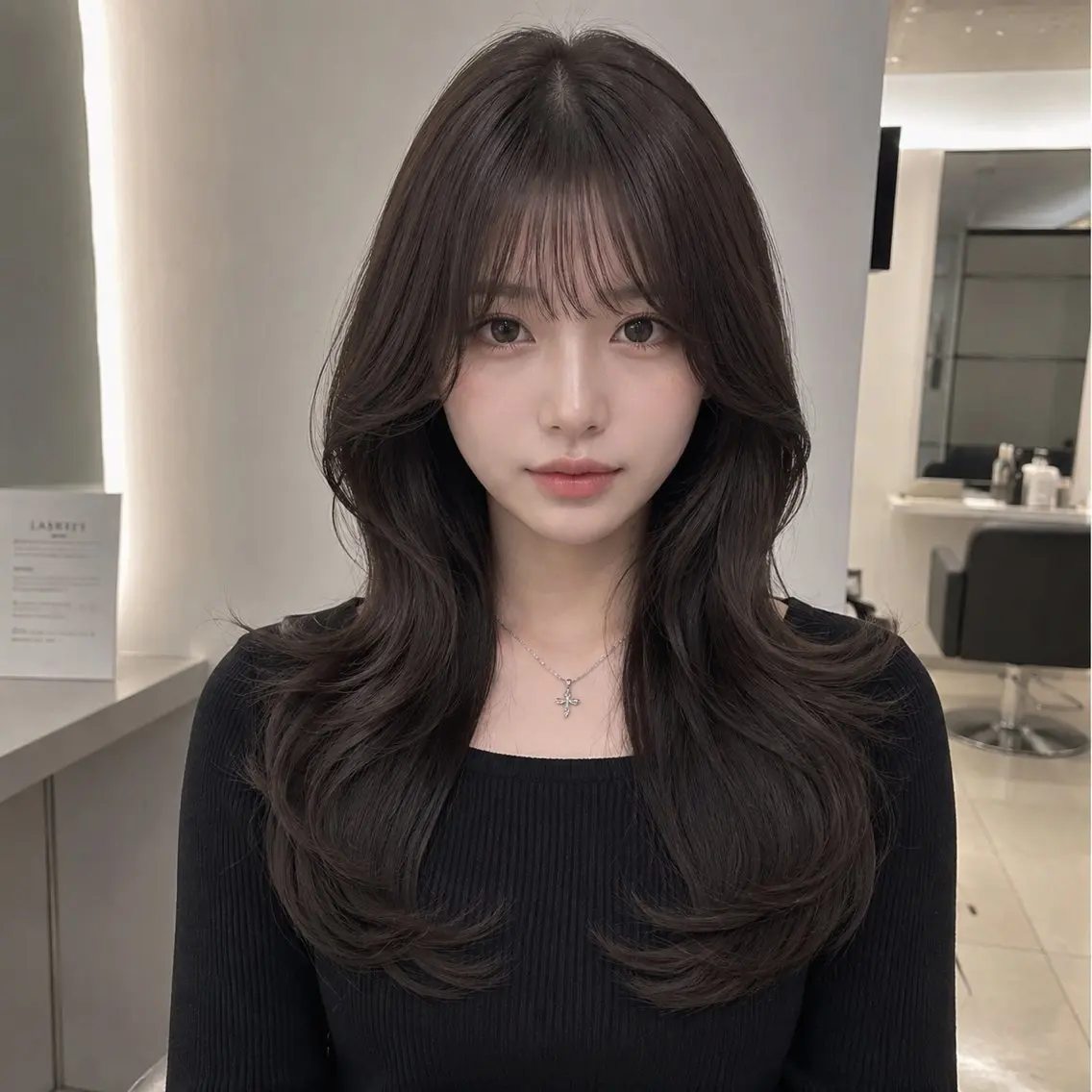 カラー ヘアカラー トリートメント 🎀韓国風暗髪 nana🎀のヘアスタイル