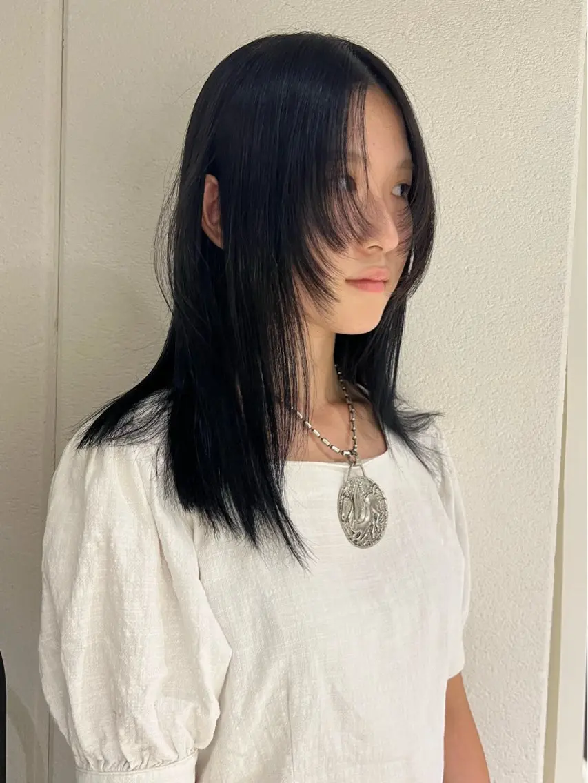 セミロング カラー ブリーチ ケアブリーチ 透明感カラー デザインカラー ダブルカラー ハイトーン/ボブ 🎀sonokaのヘアスタイル