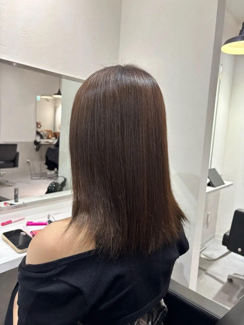 ミディアム カラー 透明感カラー ヘアカラー 🌮SHUN🇺🇸 /CIERA南船場のヘアスタイル