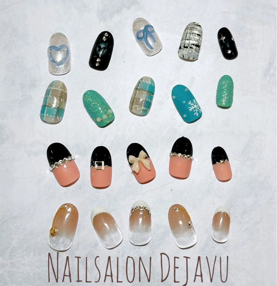 ネイル アートネイル ハンドネイル Nail salon Dejavu 🌿のネイルデザイン