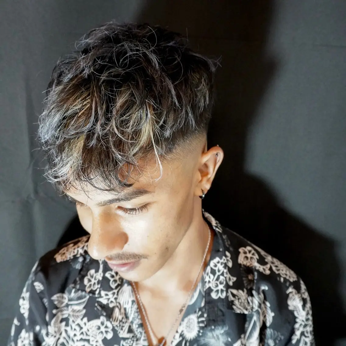 ショート カラー パーマ メンズ カット ヘアカラー パーマ 🔥メンズ専門🔥 Ayutoのヘアスタイル