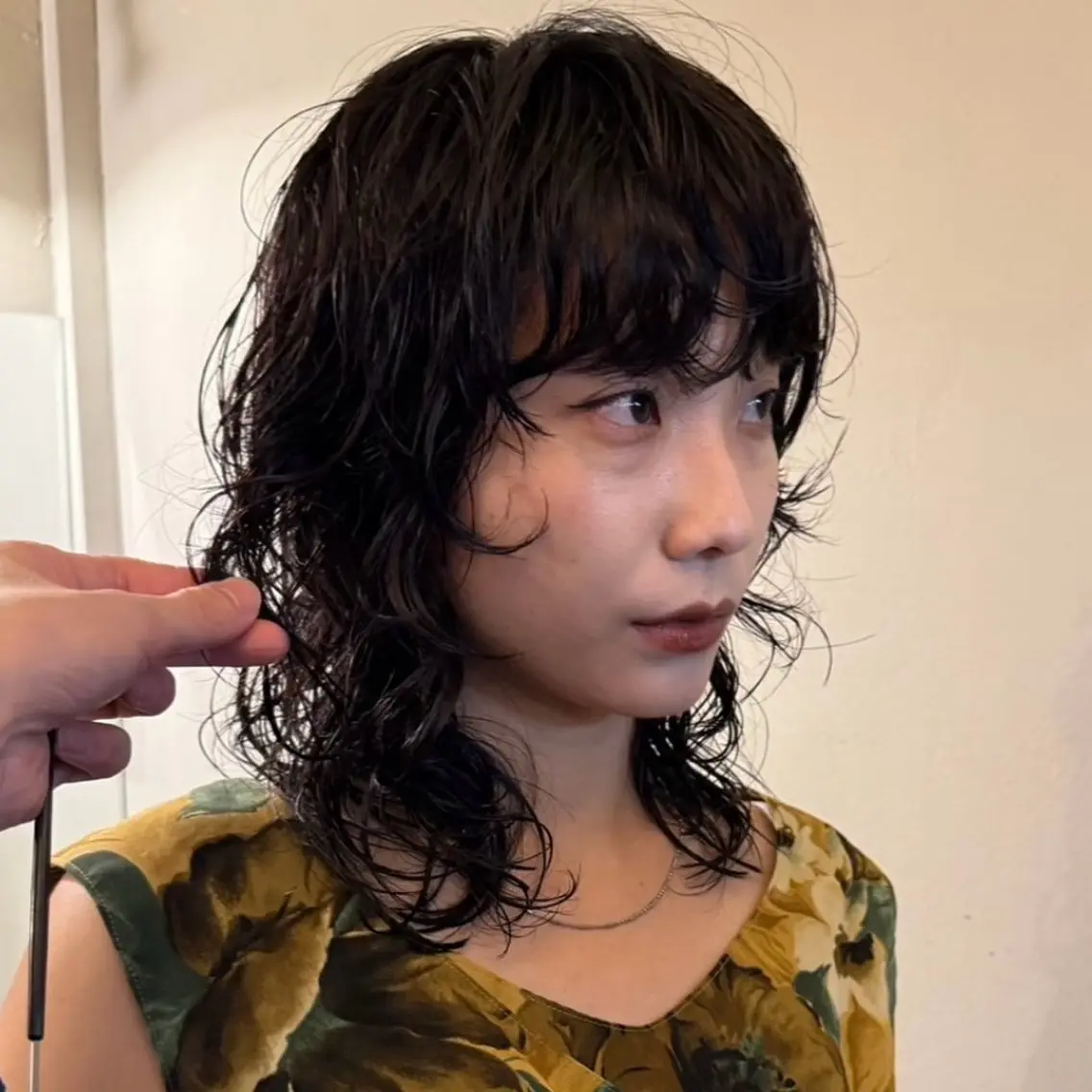 ミディアム 🦢パーマモデル 様募集中🦢AI🫧のヘアスタイル