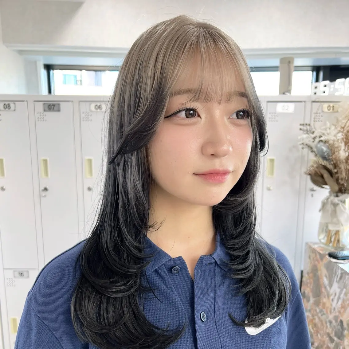 ミディアム カラー 透明感•ハイトーン /🪽ゆずほ🪽のヘアスタイル