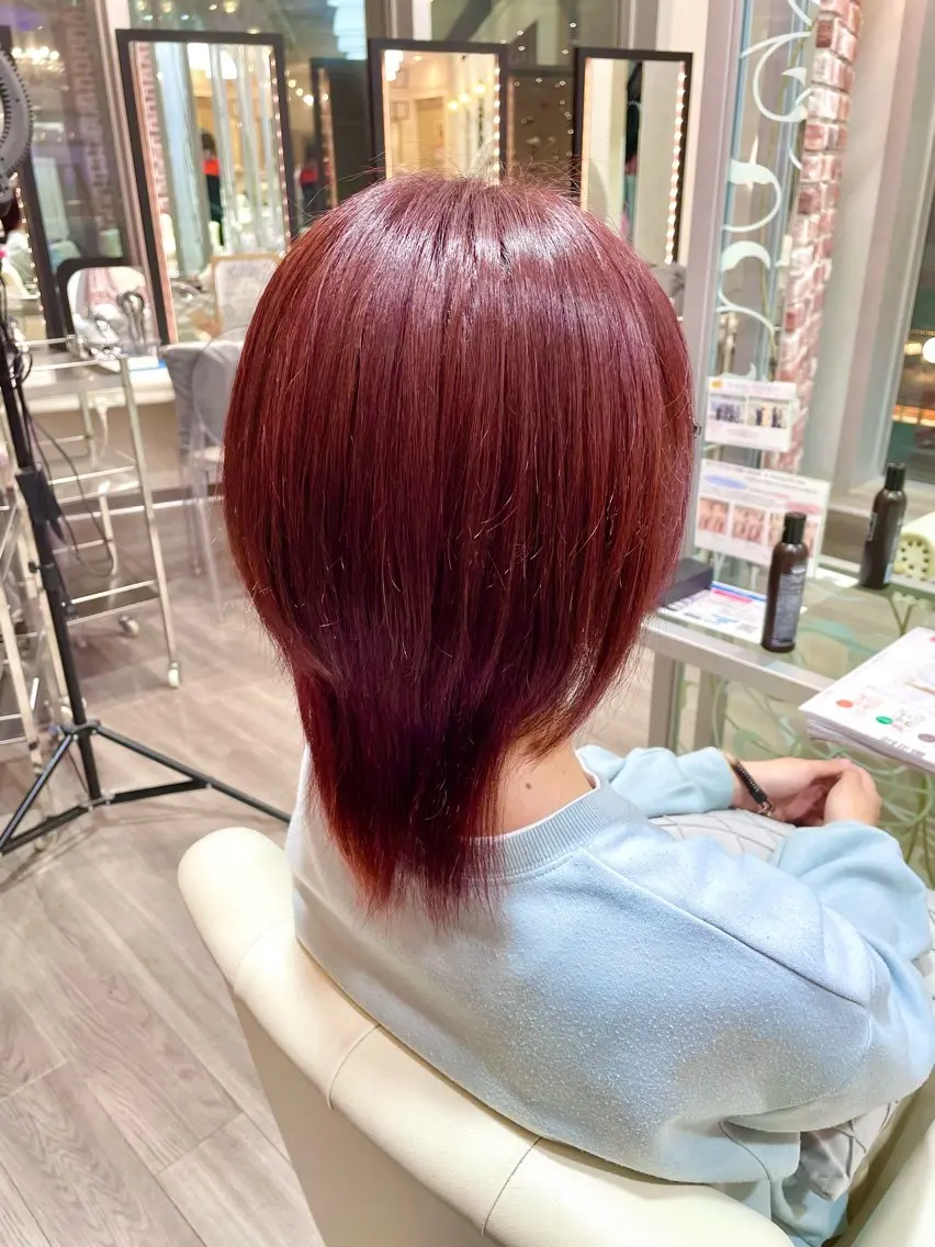 ショート カラー ヘアカラー 西村 駿希のヘアスタイル