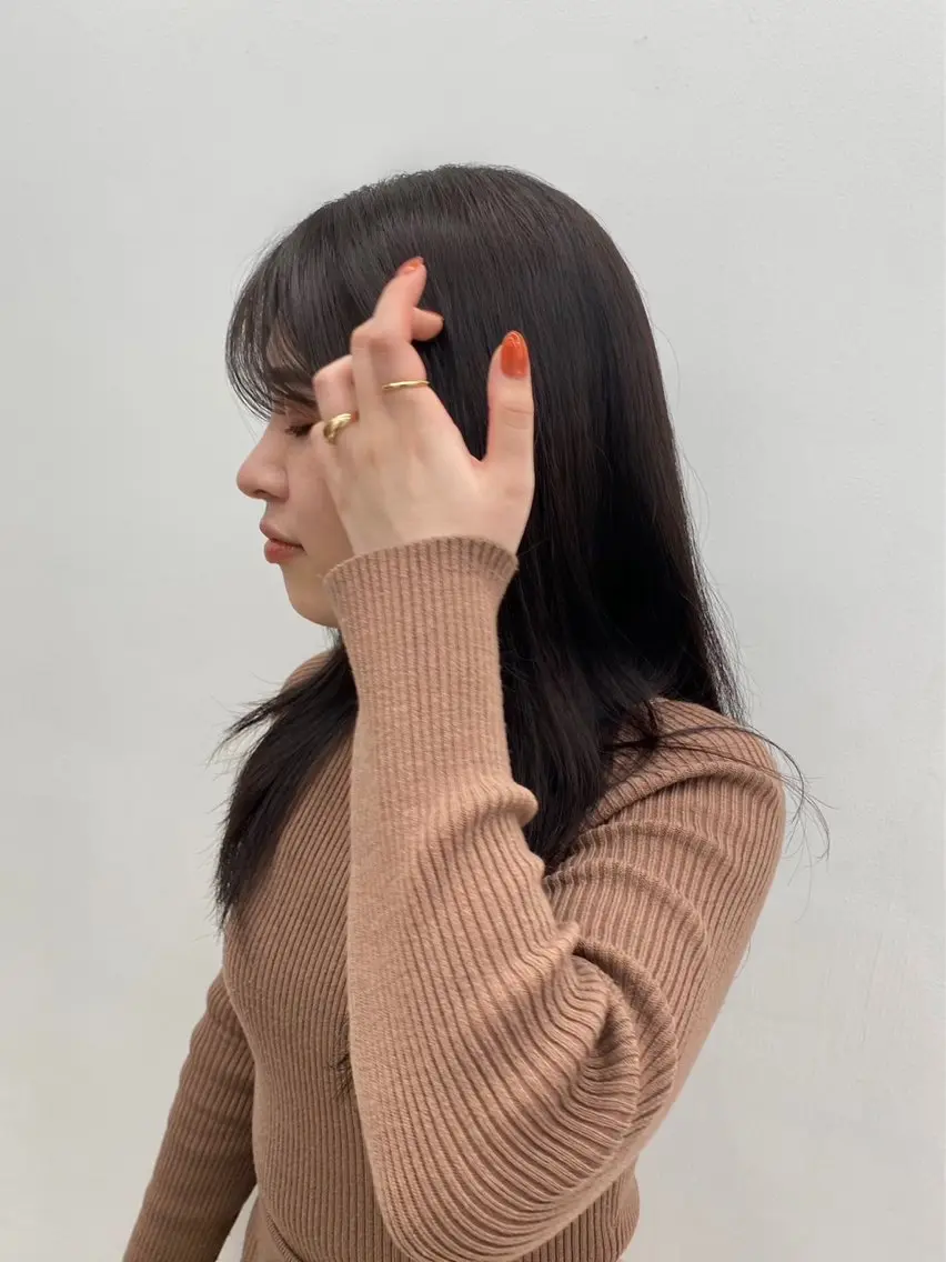 ロング カラー カット 縮毛矯正 トリートメント noa/ 渋谷のヘアスタイル