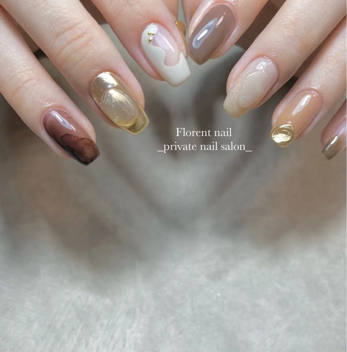 ネイル ハンドネイル florent nailのネイルデザイン