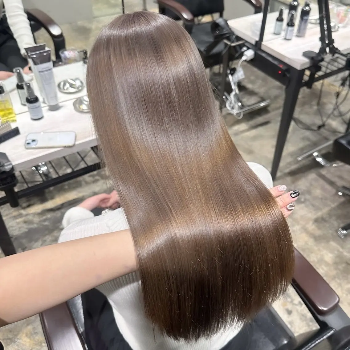 ️🩵ミニモ限定🩵ブリーチなしダブルカラー+似合わせカット+トリートメントの写真
