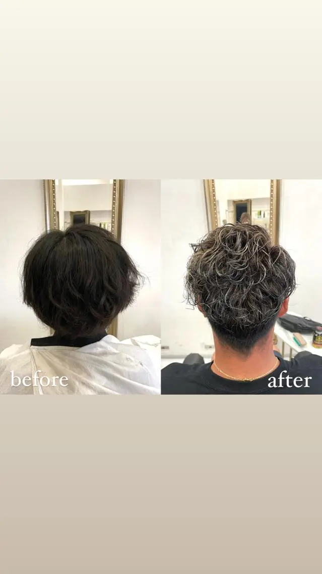 🔥メンズカット+パーマ🔥(ツイスト、スパイラル可)の写真