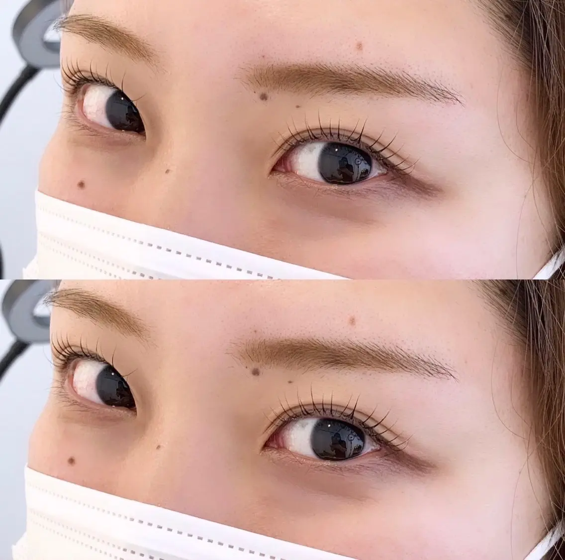 マツエク・マツパ パリジェンヌラッシュリフト 一重×まつ毛パーマ BELME AYANOのマツエク・マツパデザイン