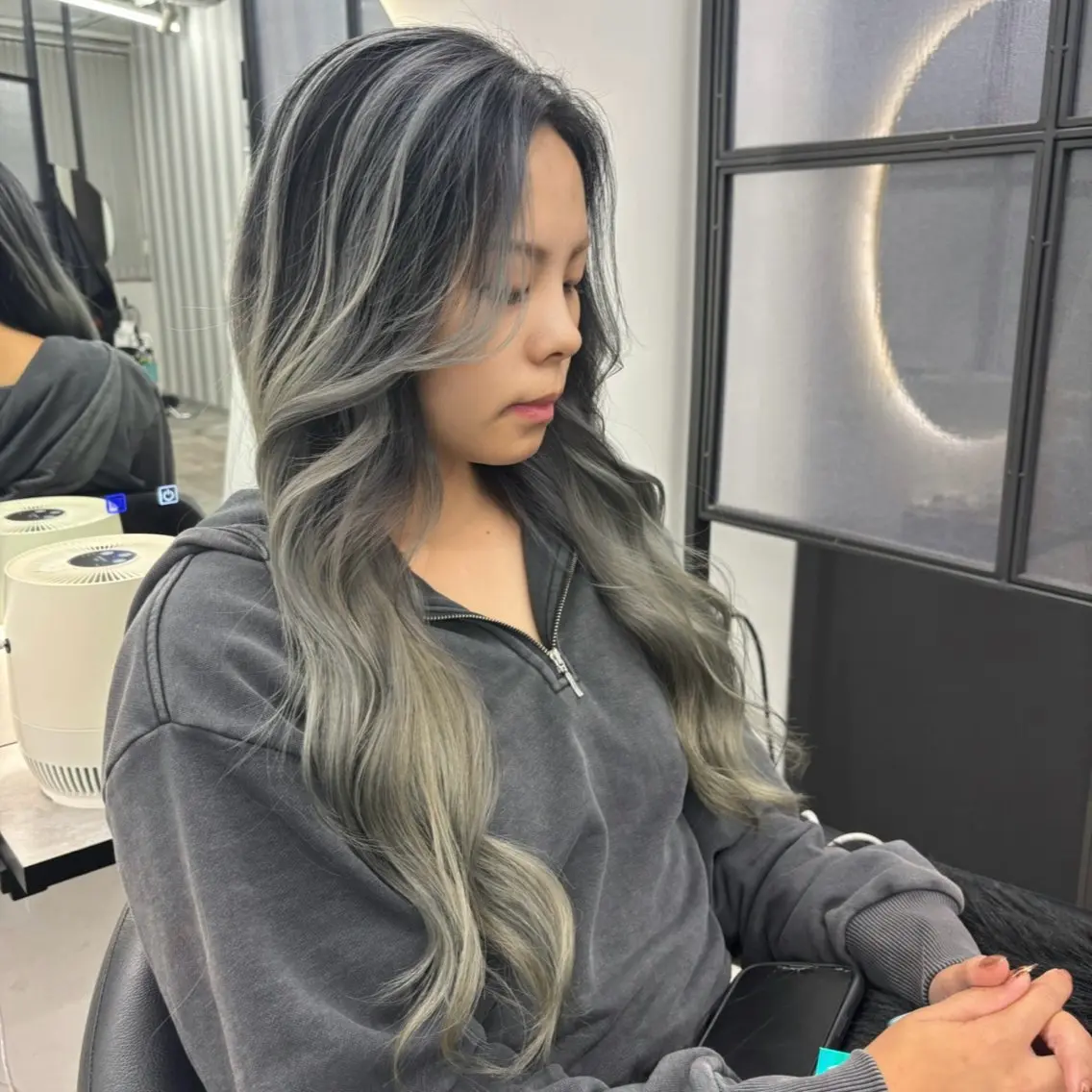 ロング カラー ヘアカラー Ren. 🦋デザインカラーのヘアスタイル