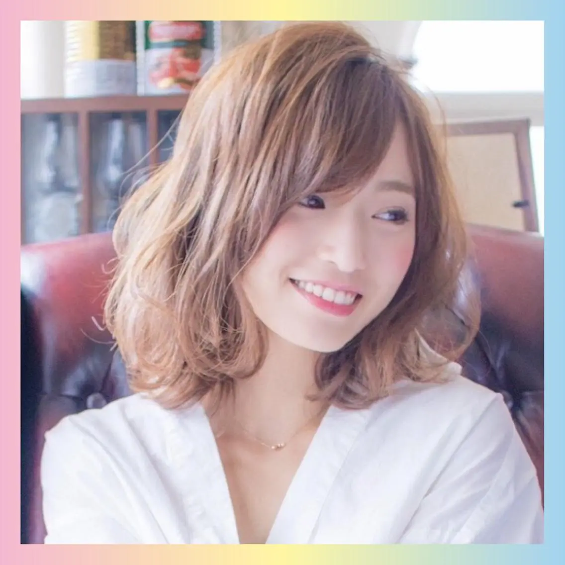 ミディアム 髪質改善 の達人/杉原碧仁のヘアスタイル