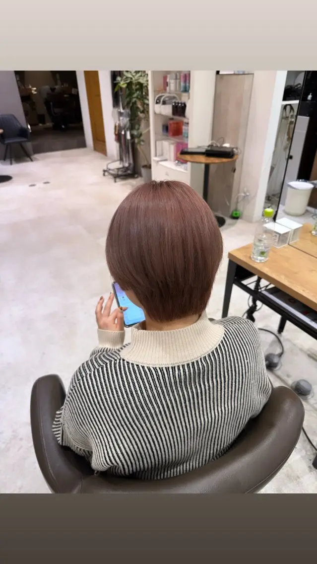 ショート カラー Lee京橋 Rinのヘアスタイル