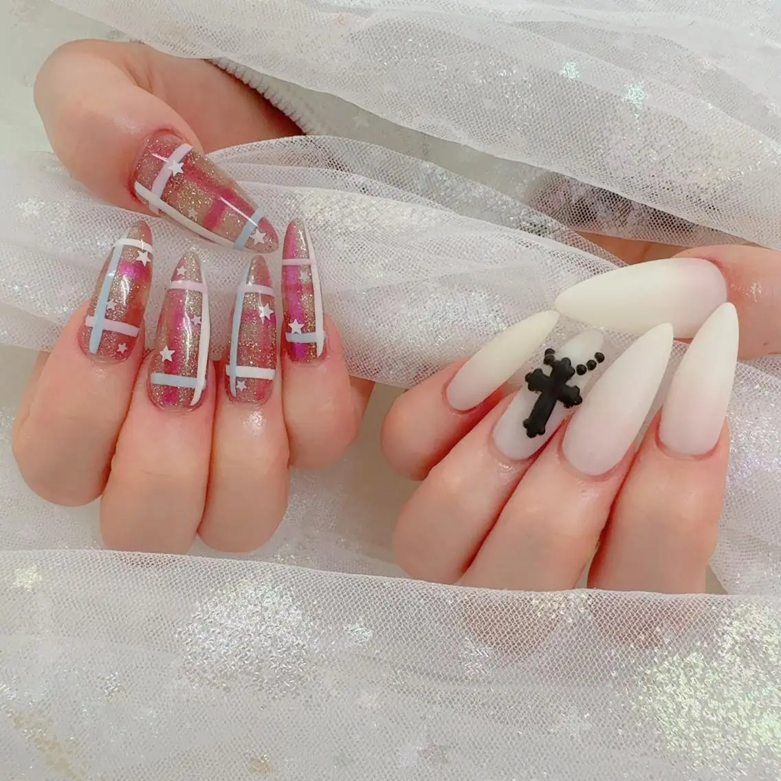 ロング ハンドネイル CHOnail 道玄坂のネイルデザイン