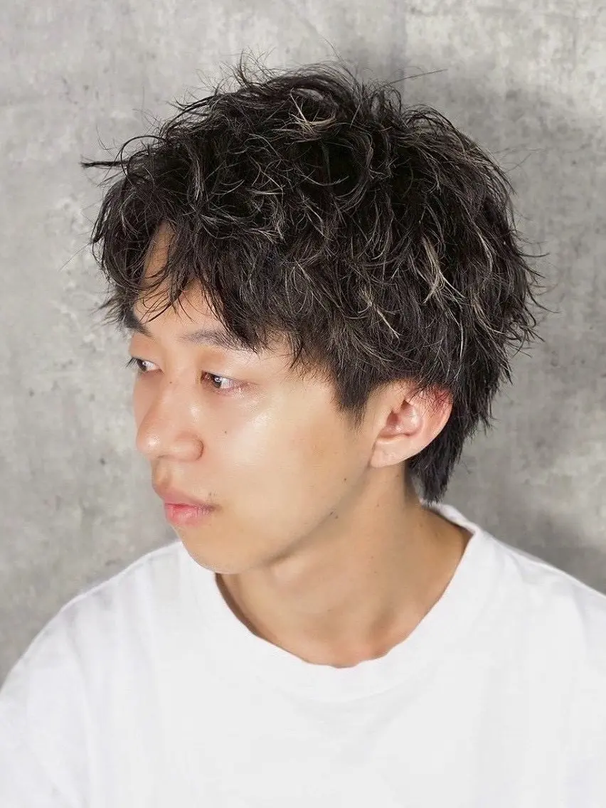 カット＋パーマ＋シャンプー＋セット　¥1870​〜​【整髪料のご購入お願いいたします！】の写真