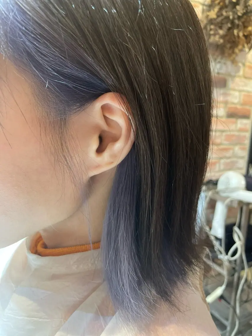 セミロング カラー カット ヘアカラー terra✂️ 佐伯 尚哉のヘアスタイル