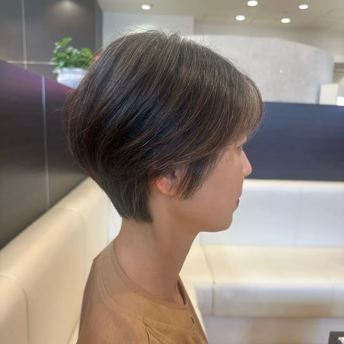 ショート くびれヘア ショートヘア カットパーマモデル様 募集中🎀hanaのヘアスタイル