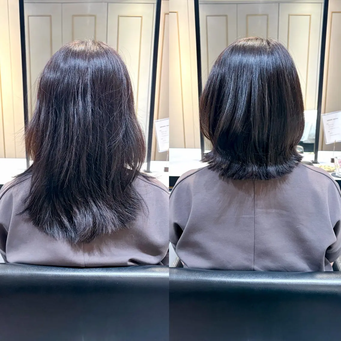 ミディアム レイヤーカット ショート・パーマ みお🎀のヘアスタイル