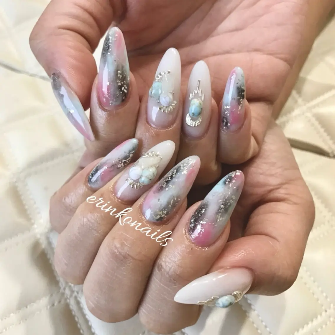 ネイル スカルプネイル Erinko nailsのネイルデザイン