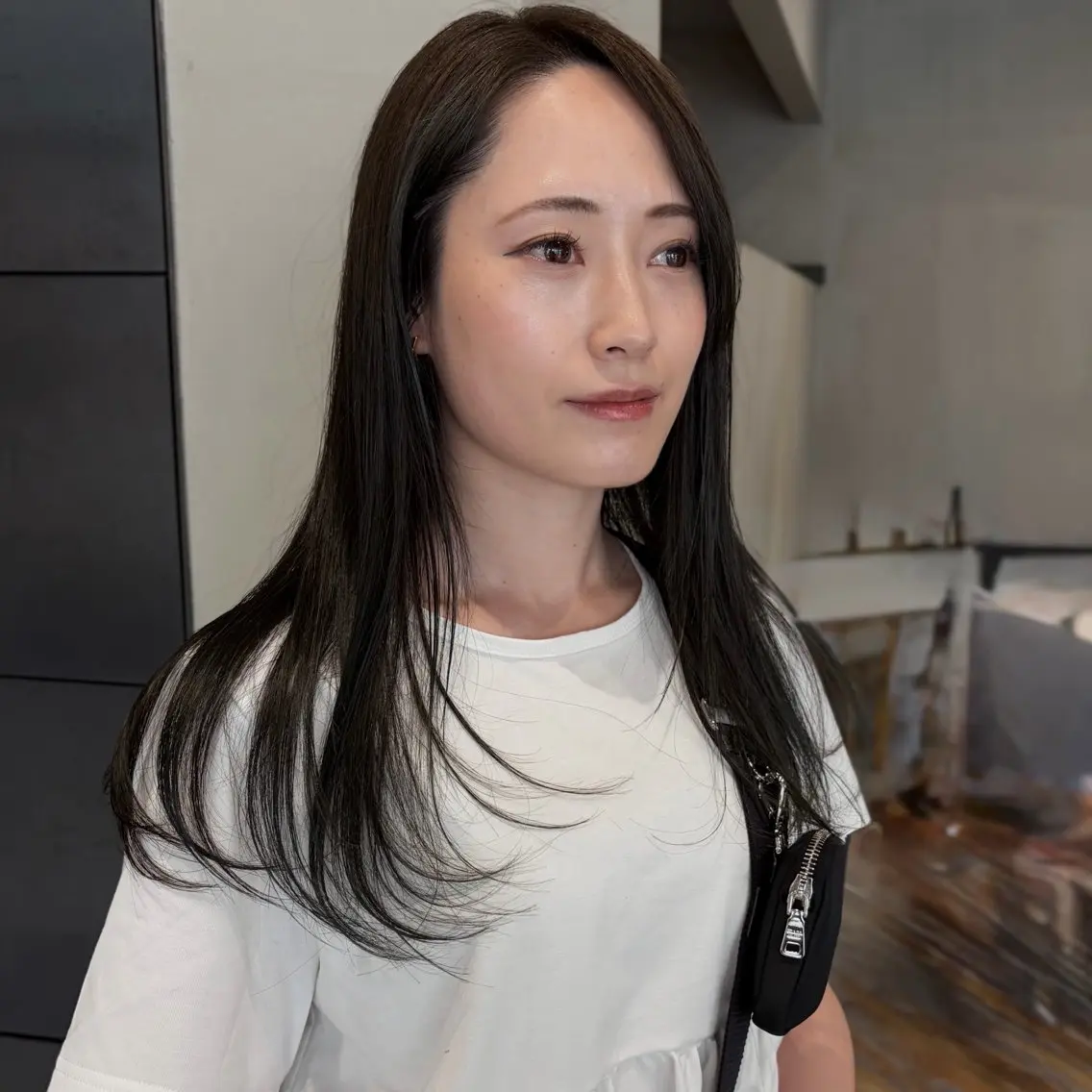 ロング カラー 髪質改善 レイヤーカット カット ヘアカラー トリートメント なな/ICI/レイヤ ーパーマ/上前津のヘアスタイル