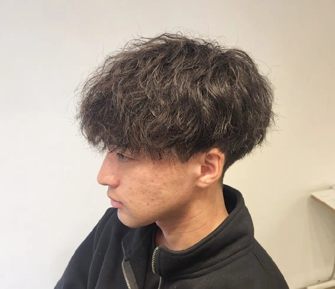 ショート パーマ メンズ 【イケメン風パーマ】 SHOFYのヘアスタイル
