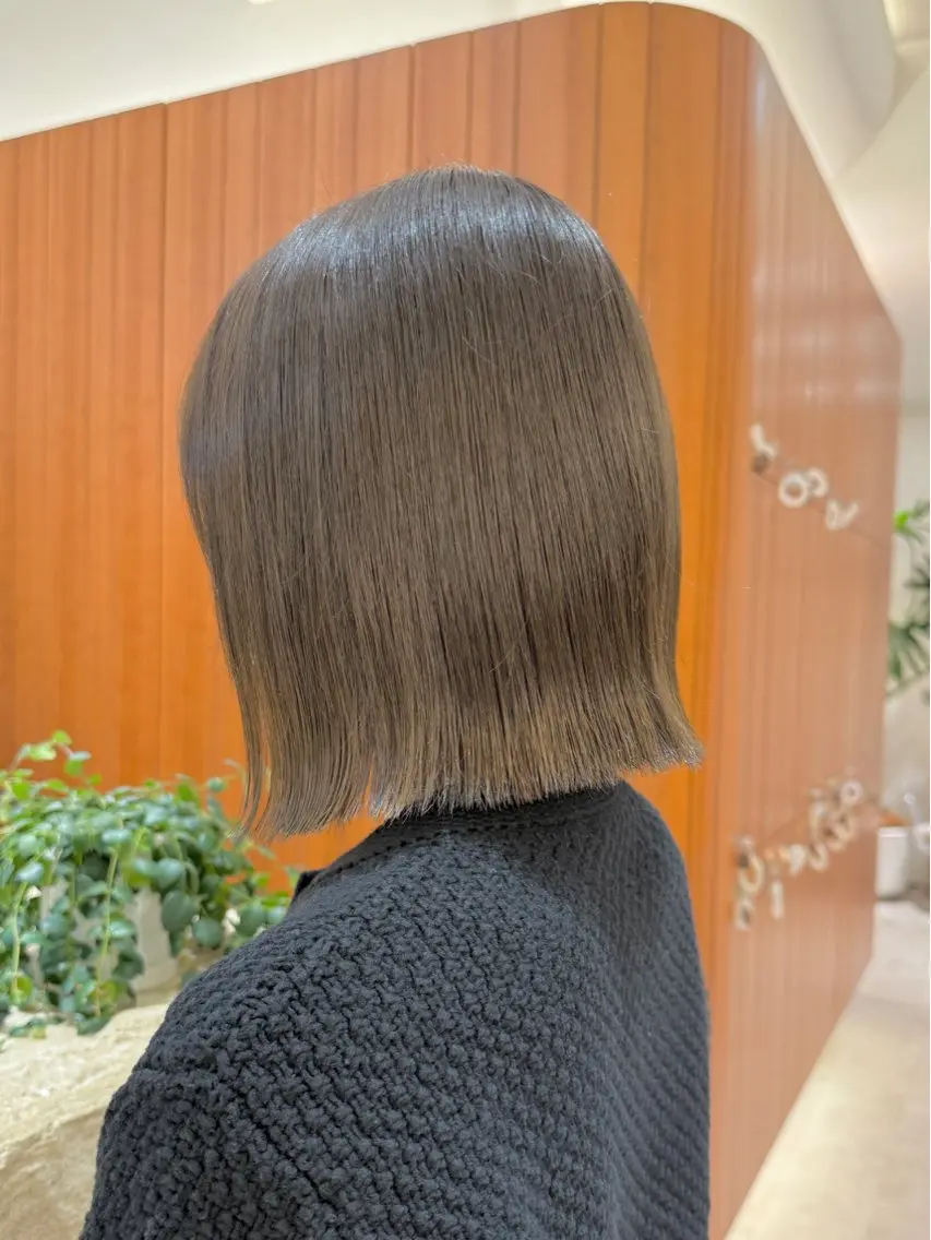 ショート カラー カット ヘアカラー 縮毛矯正 トリートメント 【渋谷】ボブ・ レイヤーボブ特化✂︎のヘアスタイル