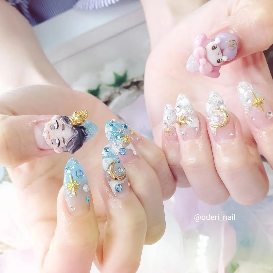 ネイル アートネイル ジェルネイル おで@ oderi_nailのネイルデザイン
