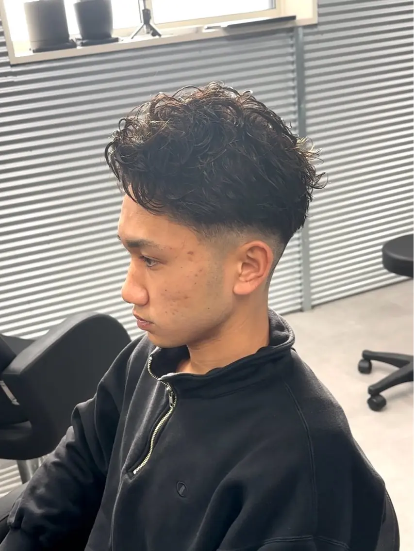 ショート パーマ メンズ メンズの悩み解決専門 柏パーマ職人/曽我尾のヘアスタイル