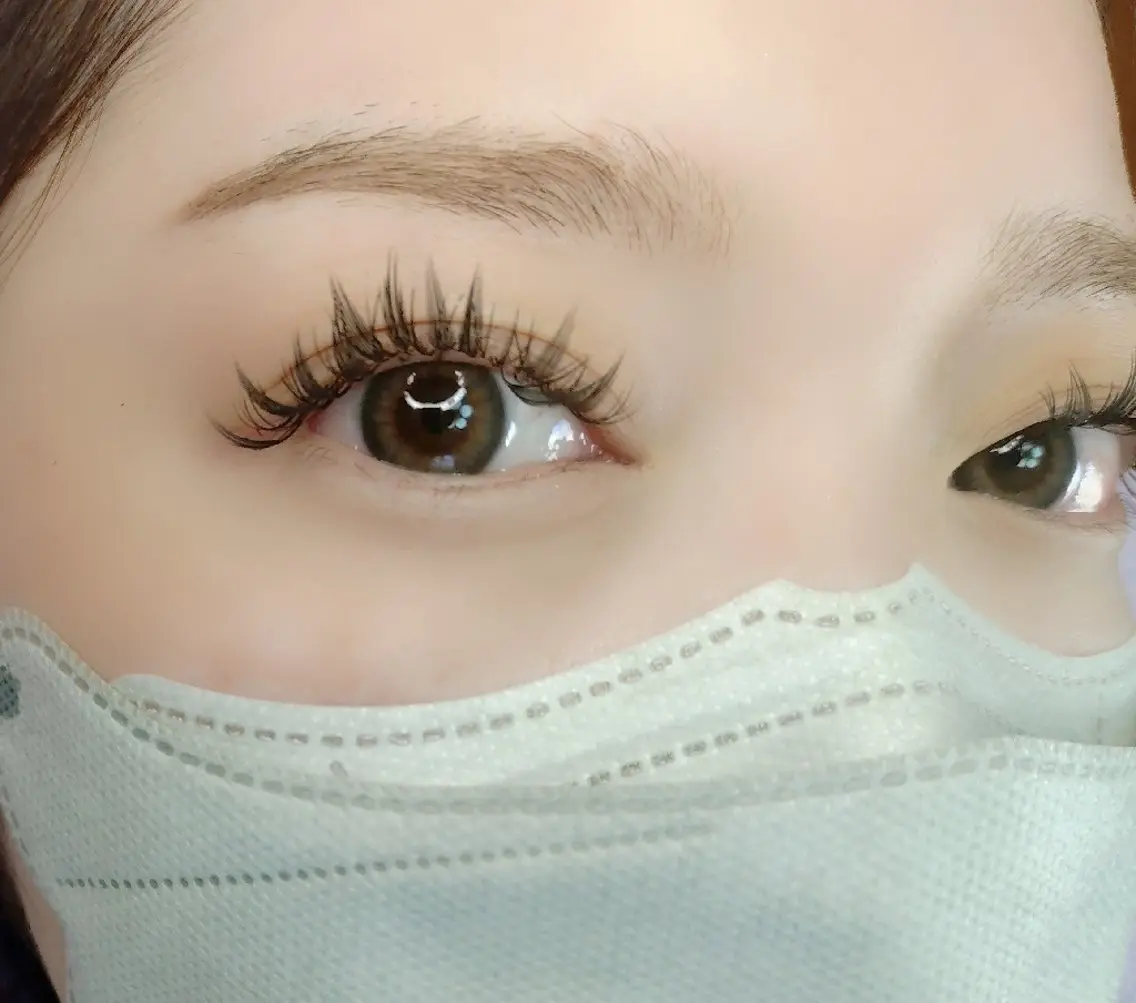 【5月限定】羽まつエクで今っぽ束感eyeに🫧の写真