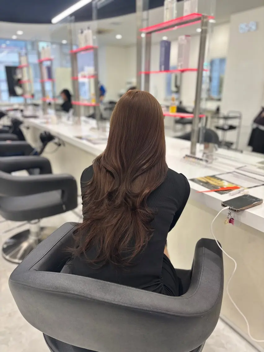 カラー パーマ カット ヘアカラー トリートメント 🎀ツヤ髪✖︎ 暖色🎀RYUKAのヘアスタイル