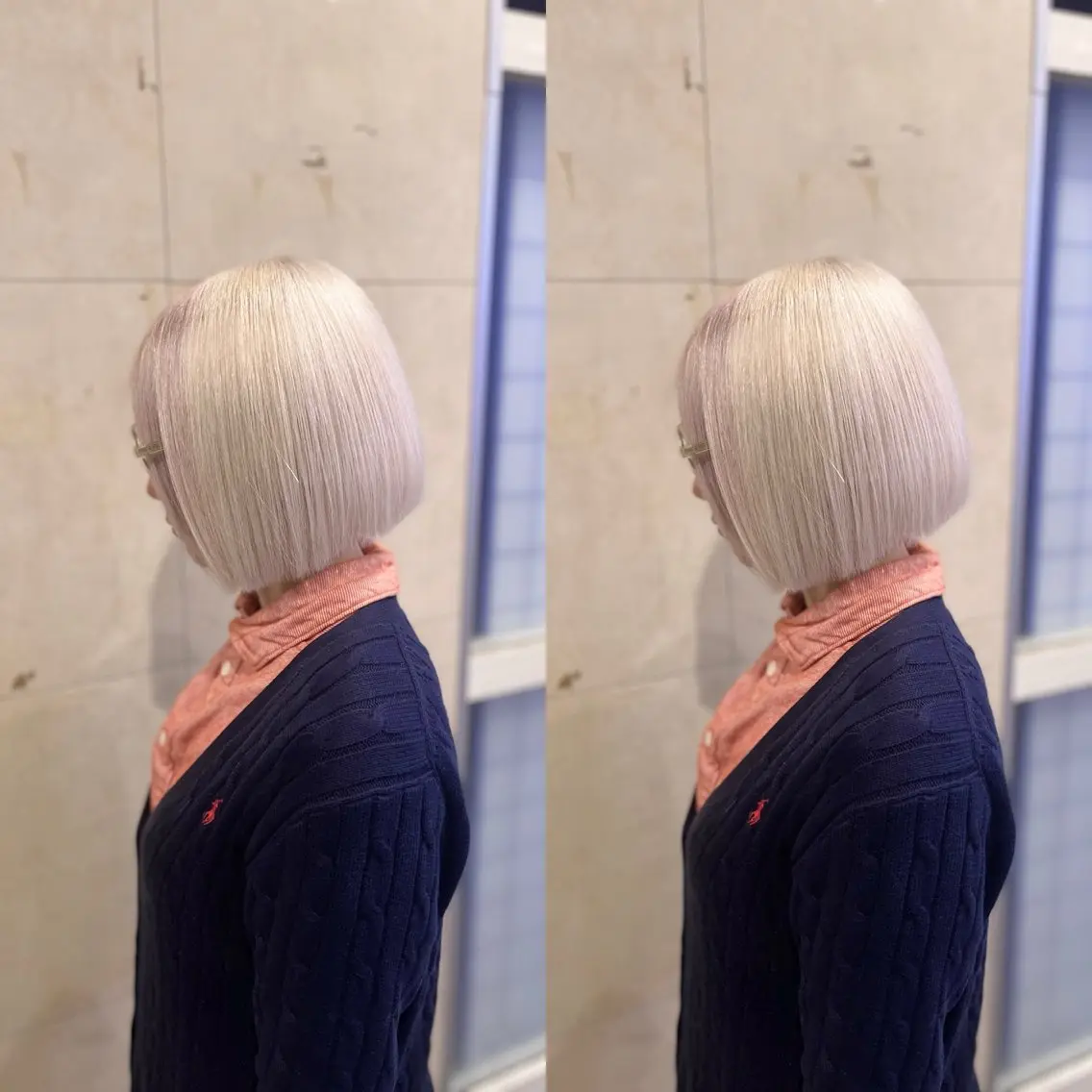 ミディアム ヘアカラー トリートメント Y Uのヘアスタイル