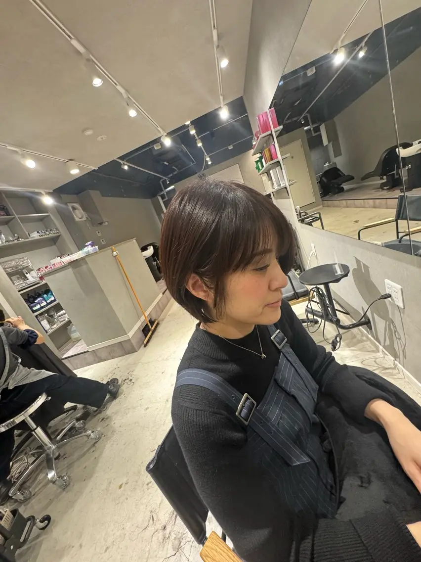 ショート カラー ショートボブ ボブ ショートヘア カット ヘアカラー トリートメント 森 祥吾のヘアスタイル