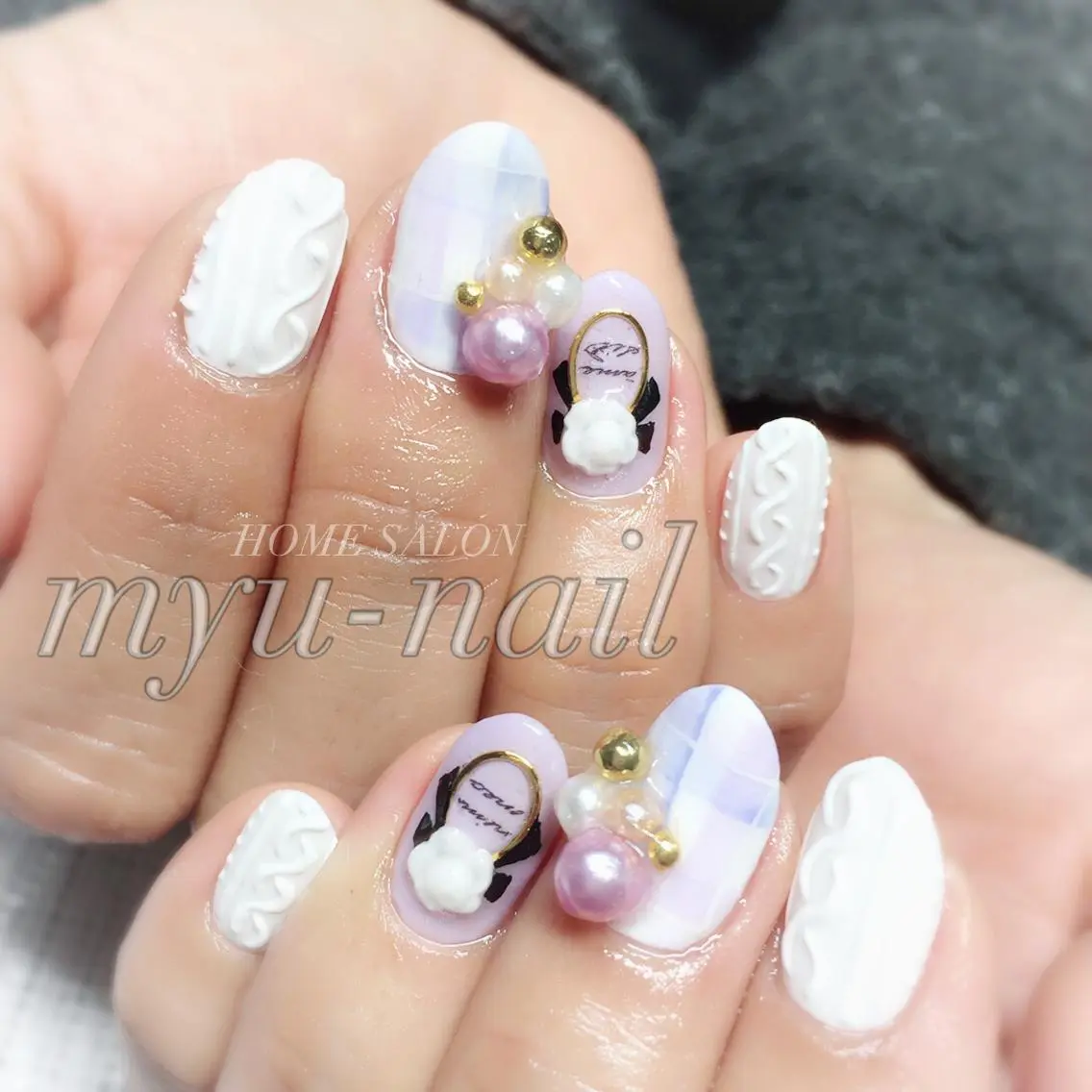 ネイル ハンドネイル ホームサロン myu-nailのネイルデザイン