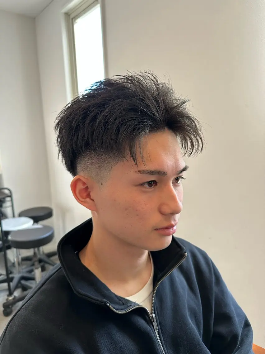 ショート メンズ 顔周りカット 小顔カット 三浦 流星のヘアスタイル