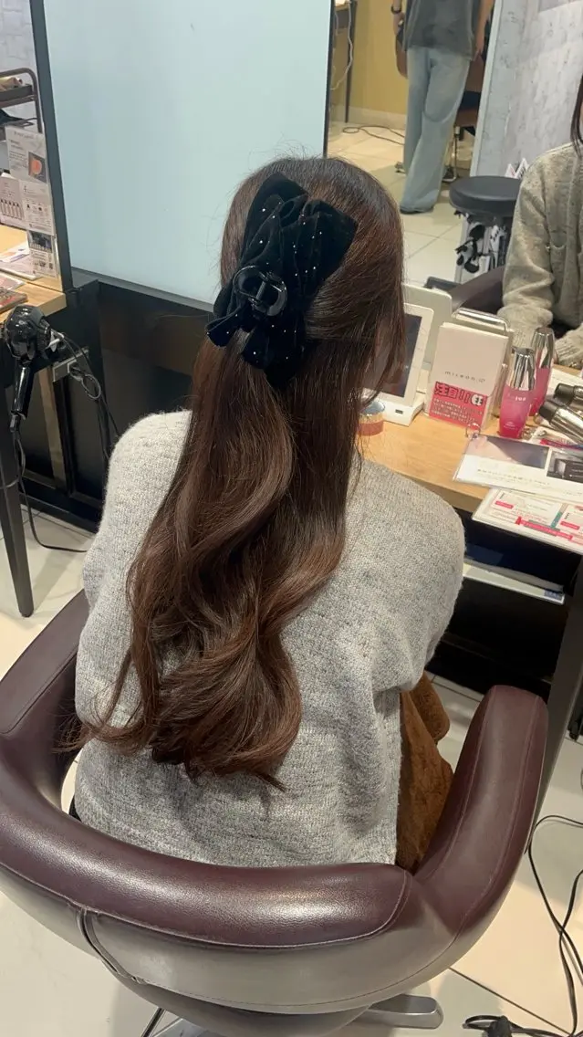 ロング カラー カット ヘアカラー トリートメント 🩰モテ艶girly ヘア🪽彩香🪡⟡のヘアスタイル