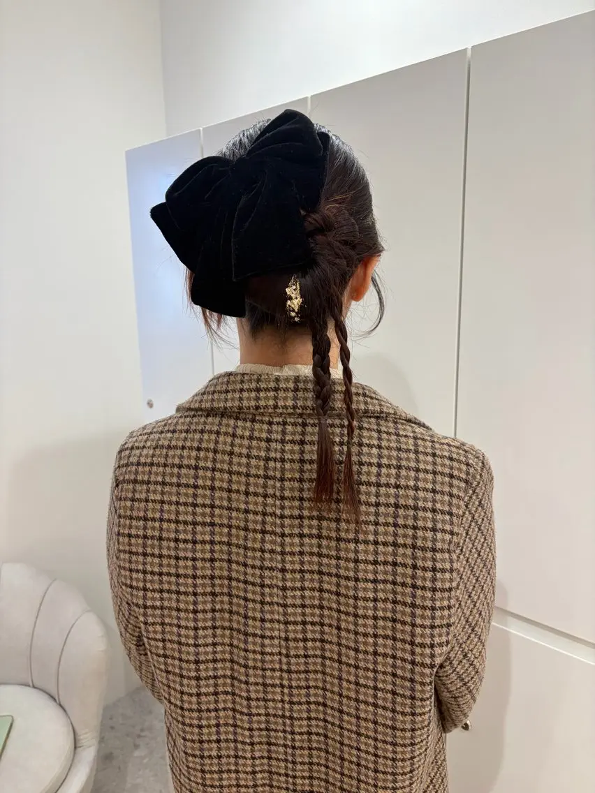 セミロング ヘアアレンジ ヘアセット ヘアセット/レイヤー 縮毛矯正/はるか🎀のヘアスタイル