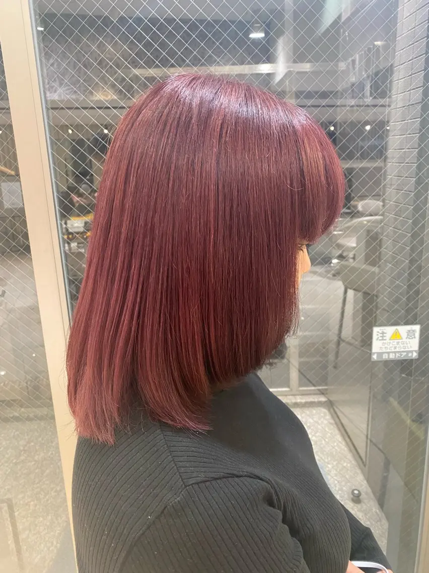 セミロング カラー カット ヘアカラー Aujuaソムリエ ❤️‍🔥今吉 晃太のヘアスタイル